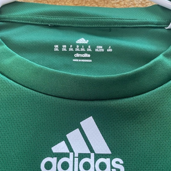 Adidas Portland Timbers Jersey Mens Size 2XL Short Sleeve Green MLS Soccer Sport - Picture 3 of 4
